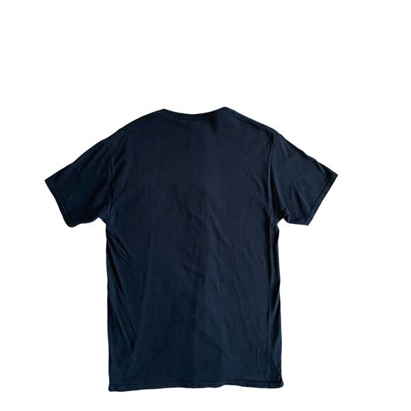 Men's MELTING HAPPY FACE T-Shirt Black Cotton Crew Neck Size Medium - Picture 10 of 14